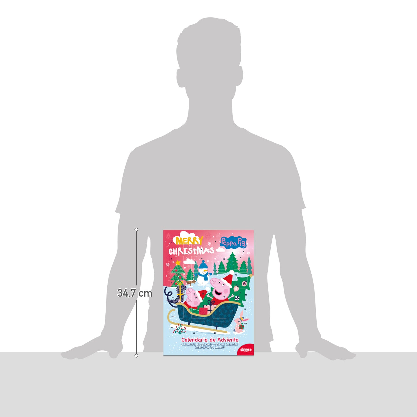 CALENDARIO ADVIENTO NAVIDAD PEPPA PIG | 24 Chocolates