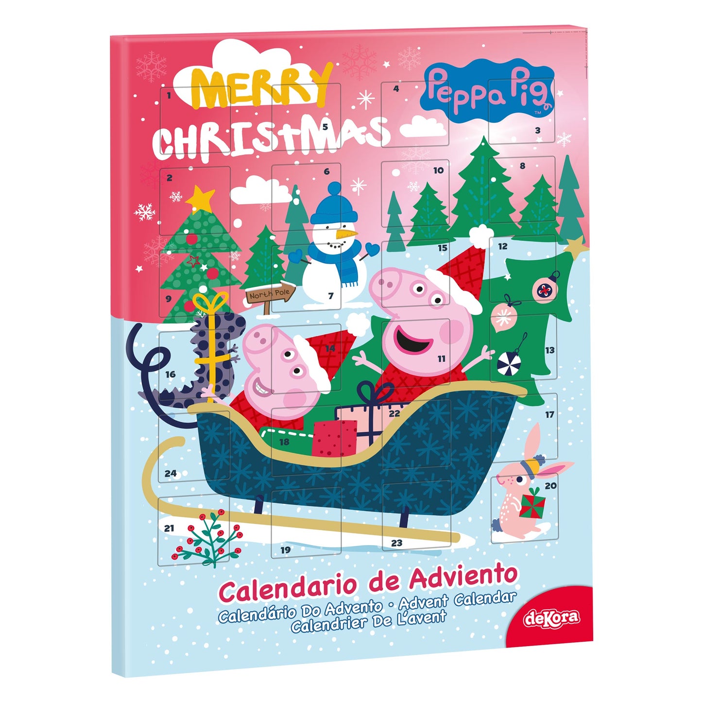 CALENDARIO ADVIENTO NAVIDAD PEPPA PIG | 24 Chocolates