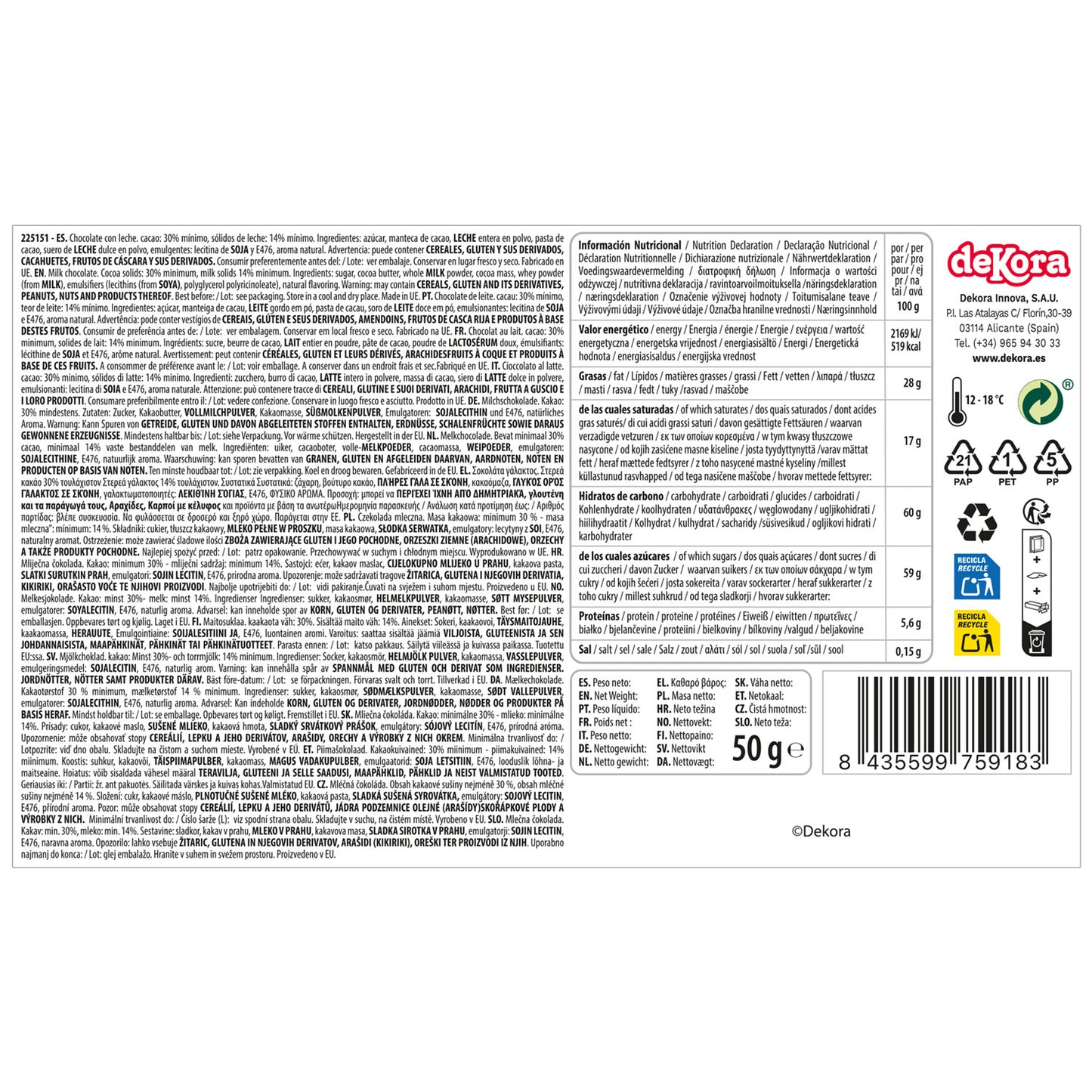 CALENDARIO ADVIENTO NAVIDAD UNICORNIO TESIA | 24 Chocolates