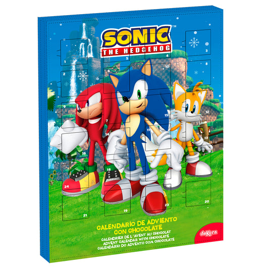 CALENDARIO ADVIENTO NAVIDAD SONIC | 24 Chocolates