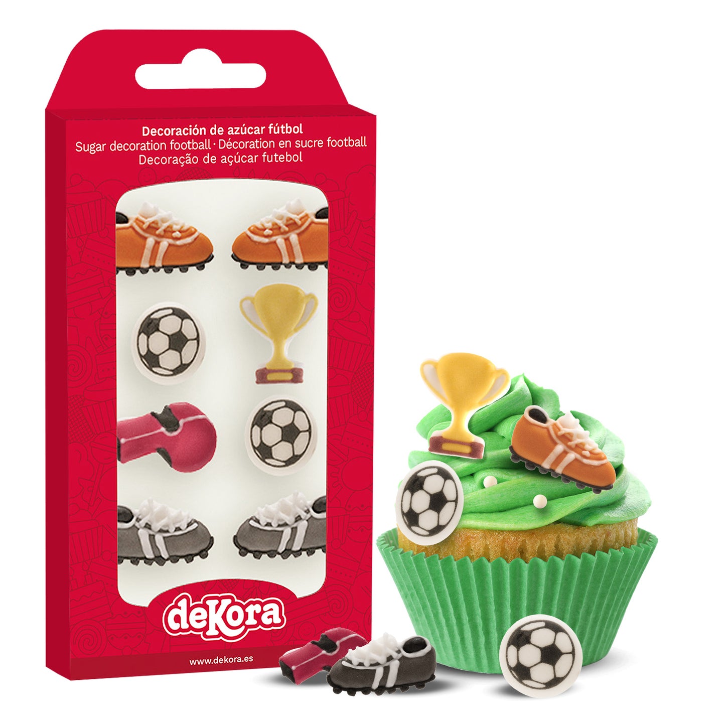 DECORACIONES COMESTIBLES FÚTBOL