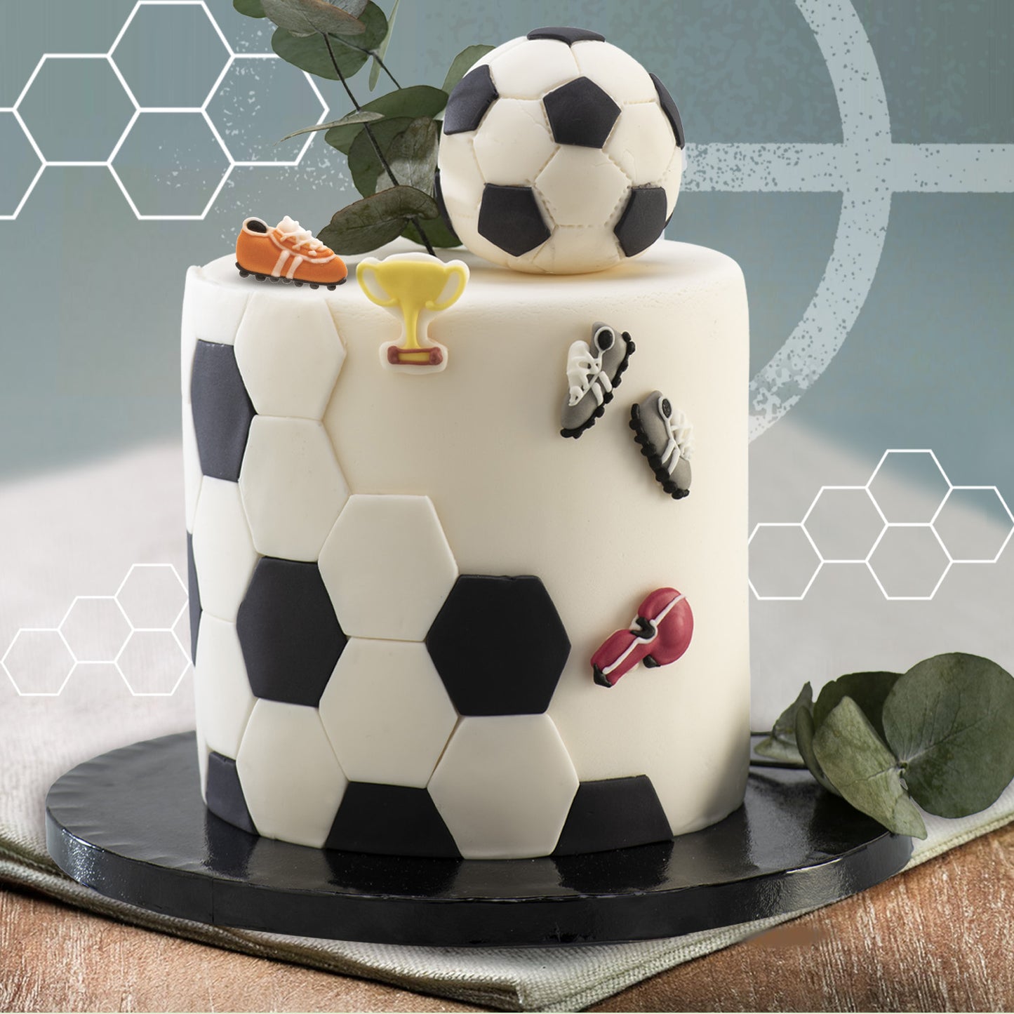 DECORACIONES COMESTIBLES FÚTBOL