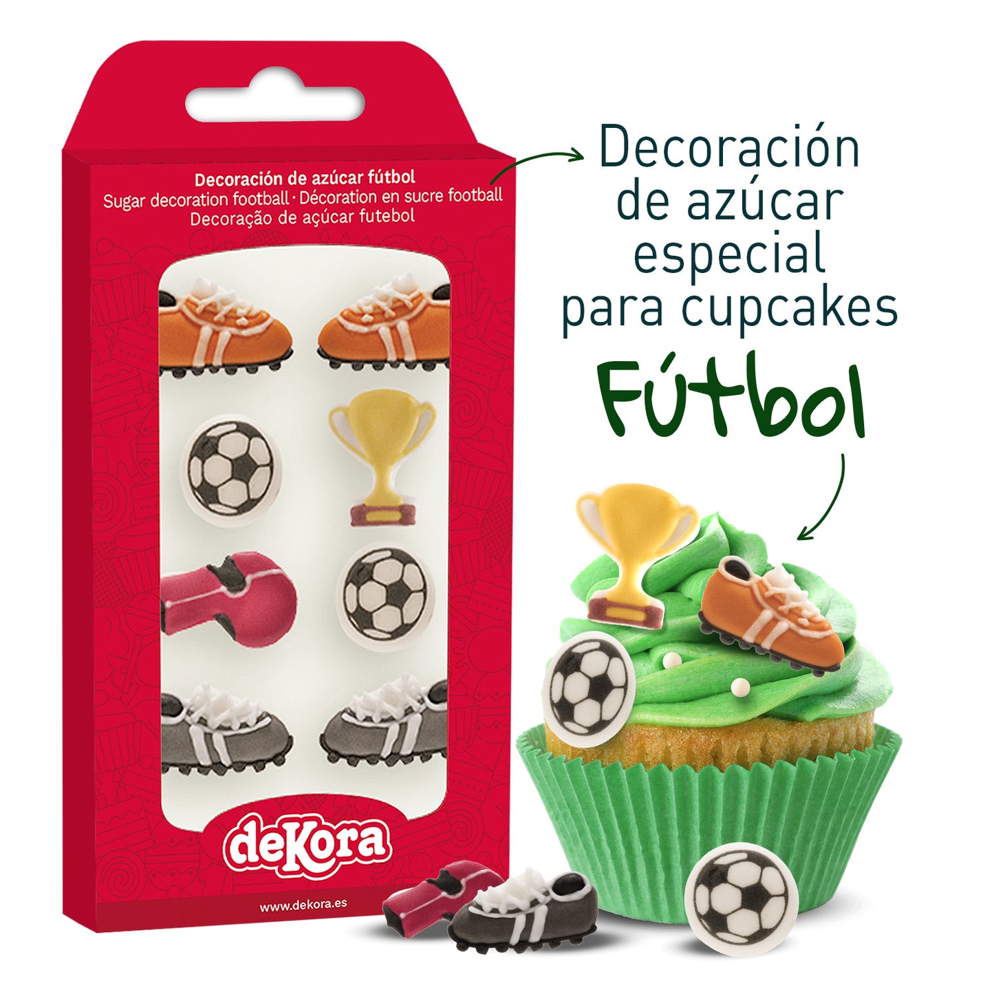 DECORACIONES COMESTIBLES FÚTBOL