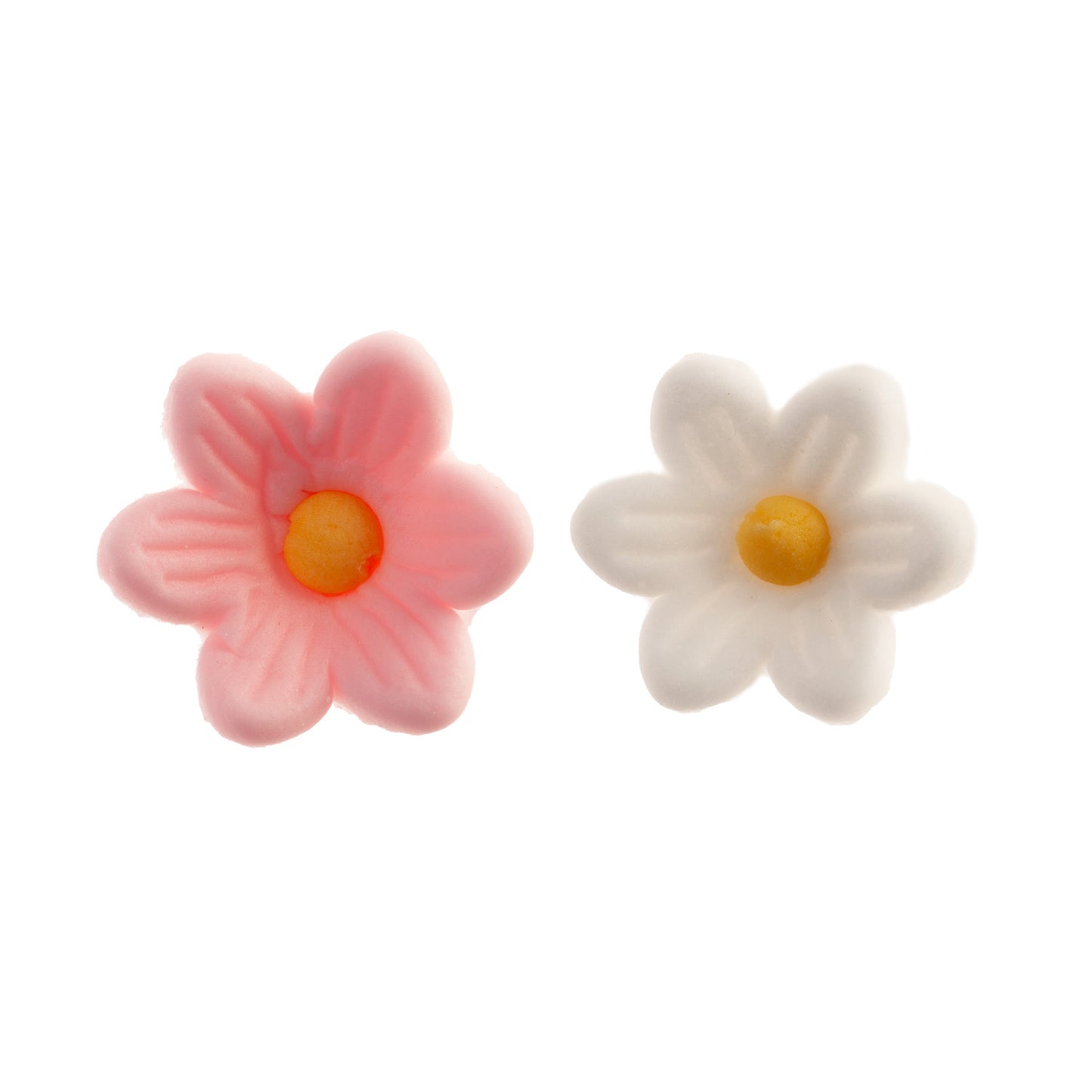 FLORES DE OBLEA COMESTIBLE MARGARITAS 7 BLANCAS + 7 ROSAS