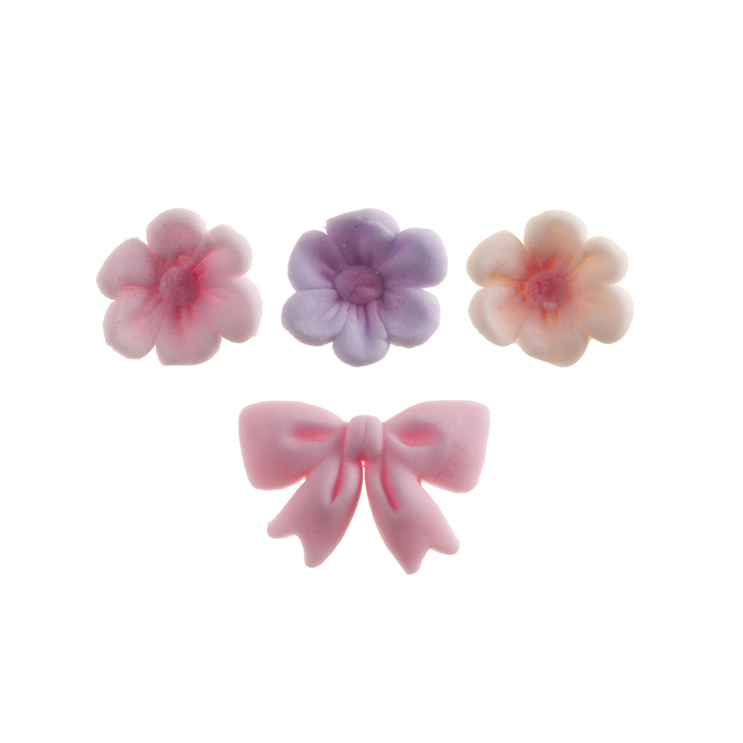 LAZO ROSA CON FLORES COMESTIBLES