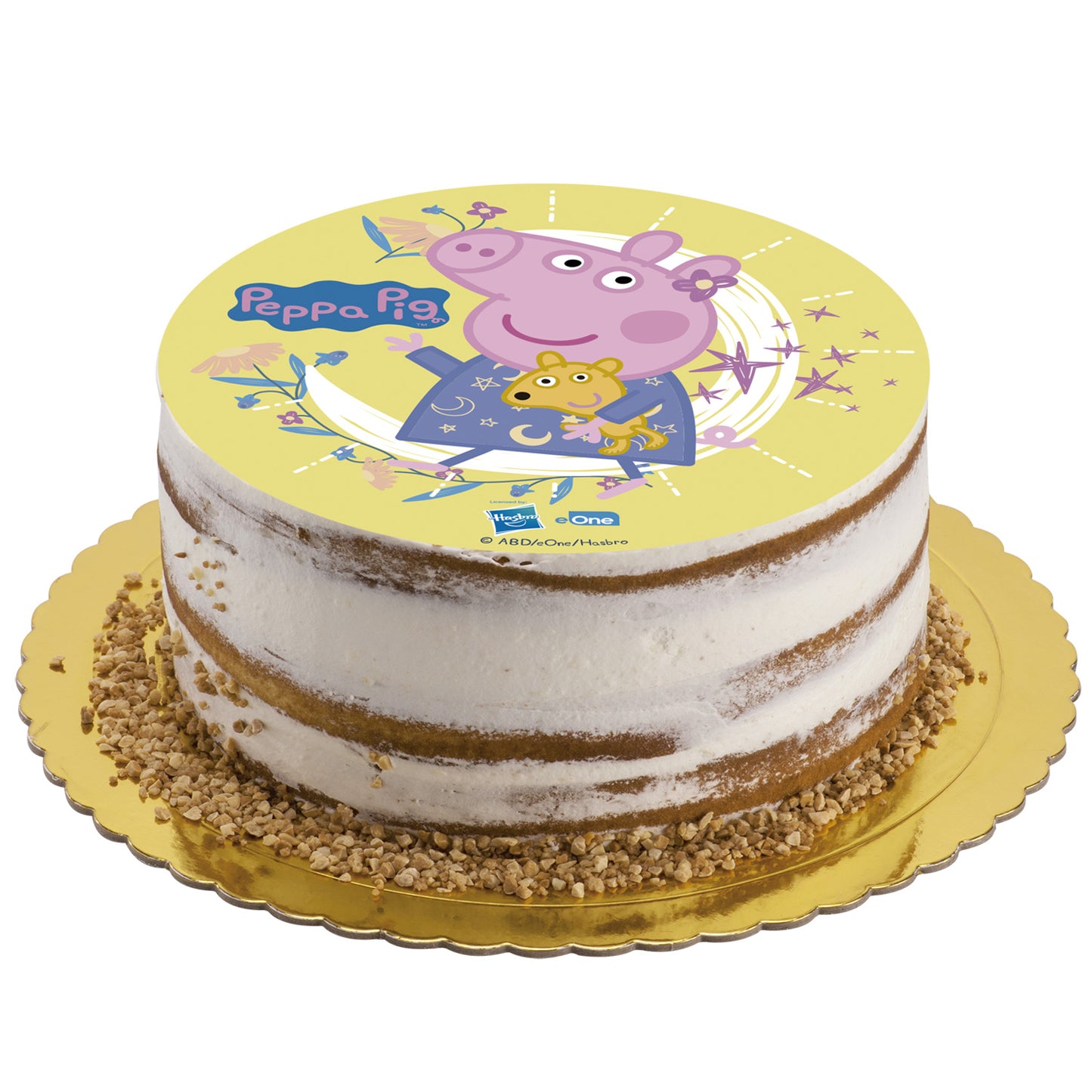 OBLEA PARA TARTAS DE PEPPA PIG REDONDA DE 20CM