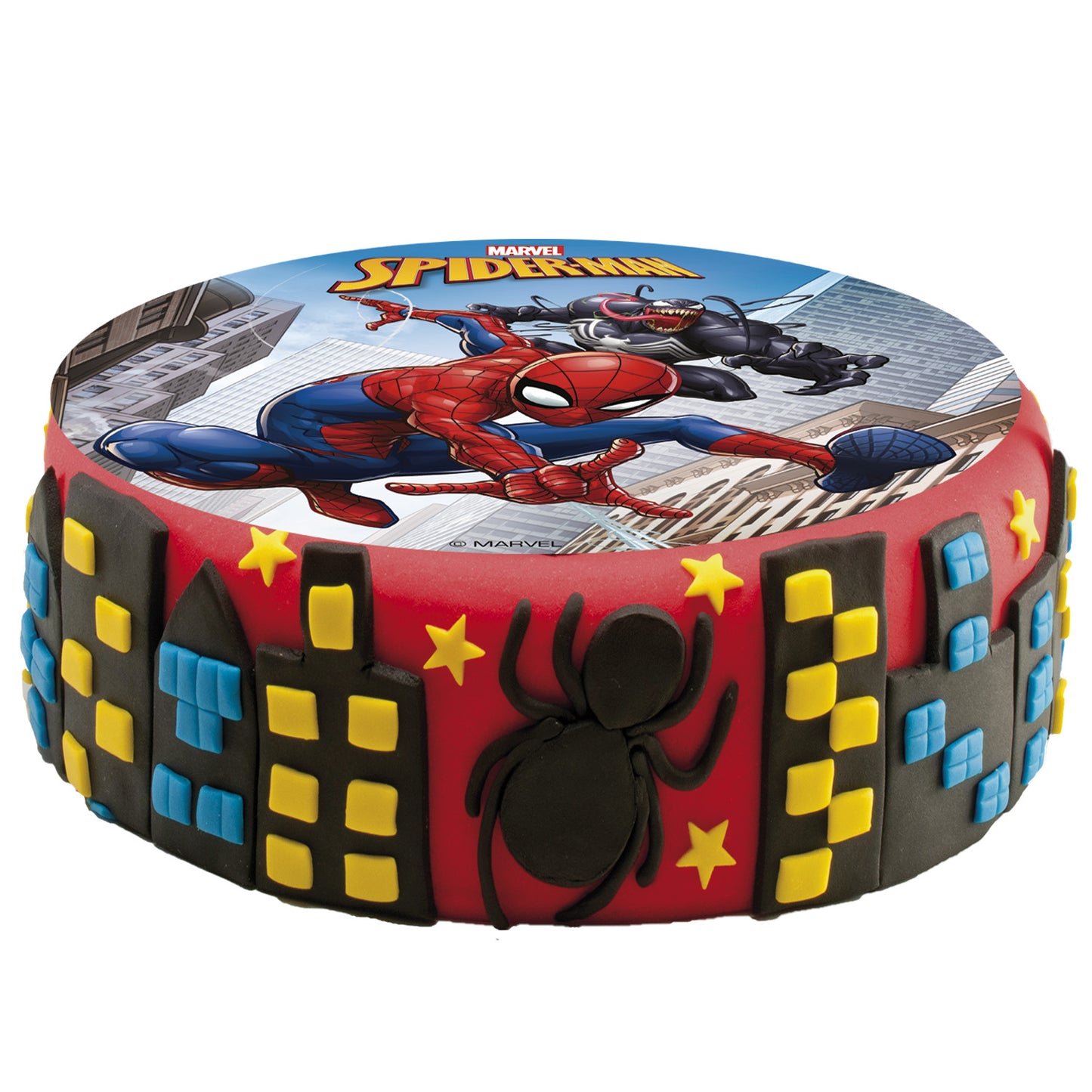 DISCO PARA TARTAS DE SPPIDERMAN DE 16CM