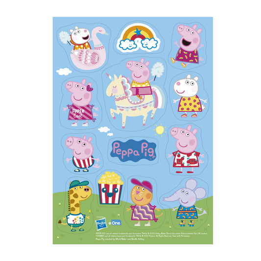 OBLEA PARA TARTAS DE PEPPA PIG RECORTABLE