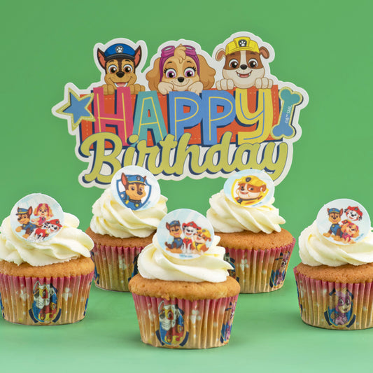 MINI DISCOS DE OBLEA DE PATRULLA CANINA REDONDOS DE 3,4CM