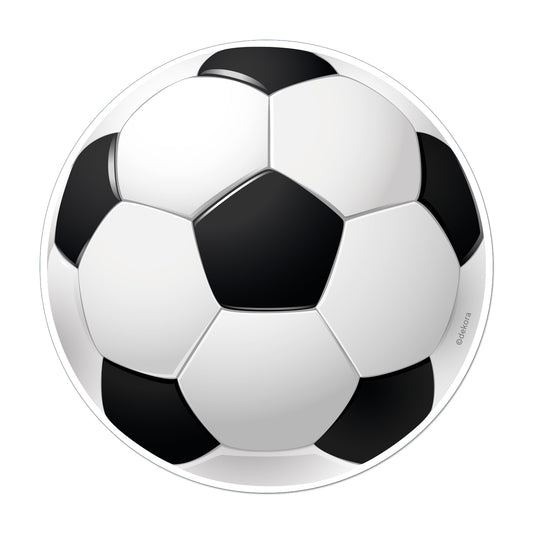 DISCO PARA TARTAS DE BALON DE FUTBOL DE 16CM