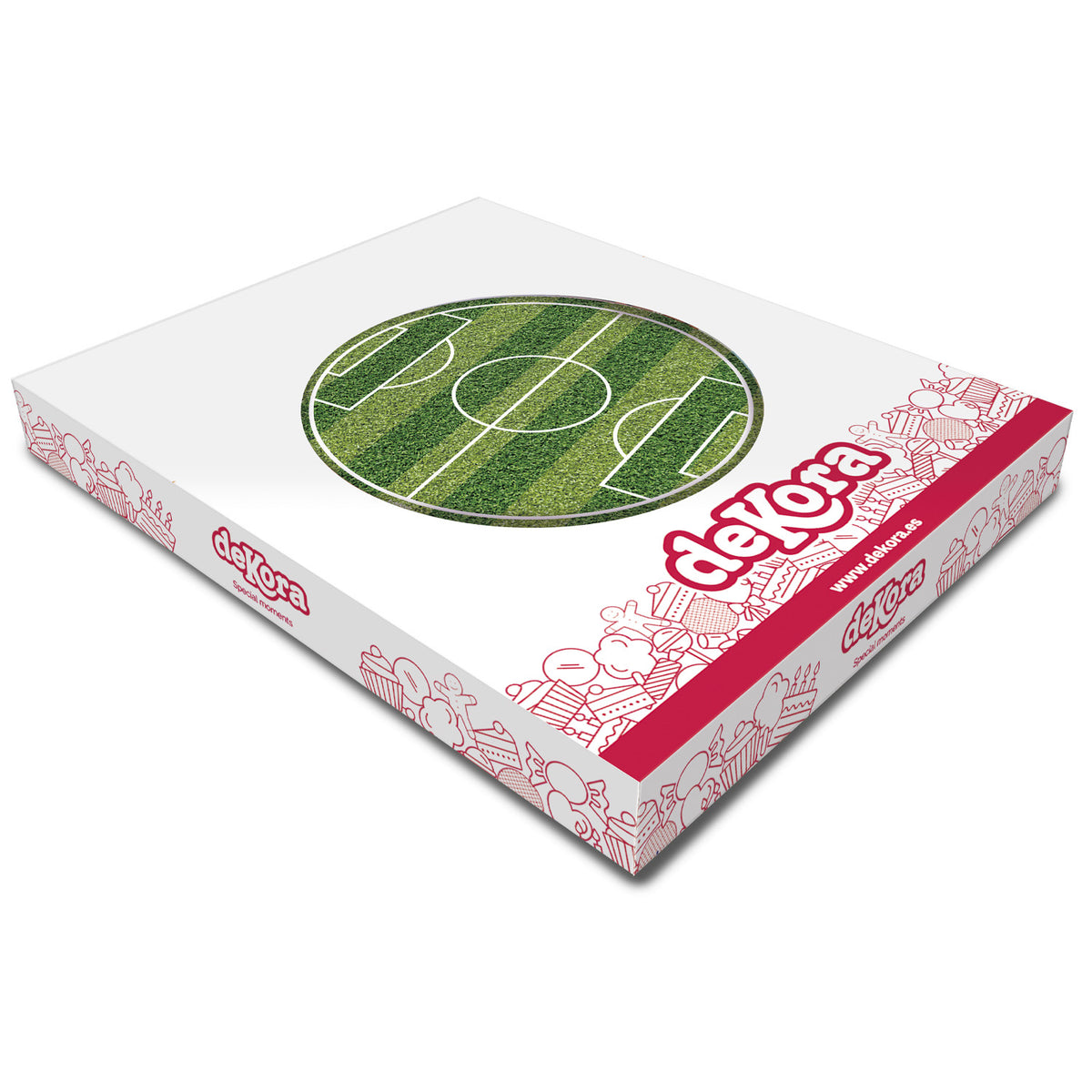 DISCO PARA TARTAS DE CAMPO DE FUTBOL DE 15.5 CM