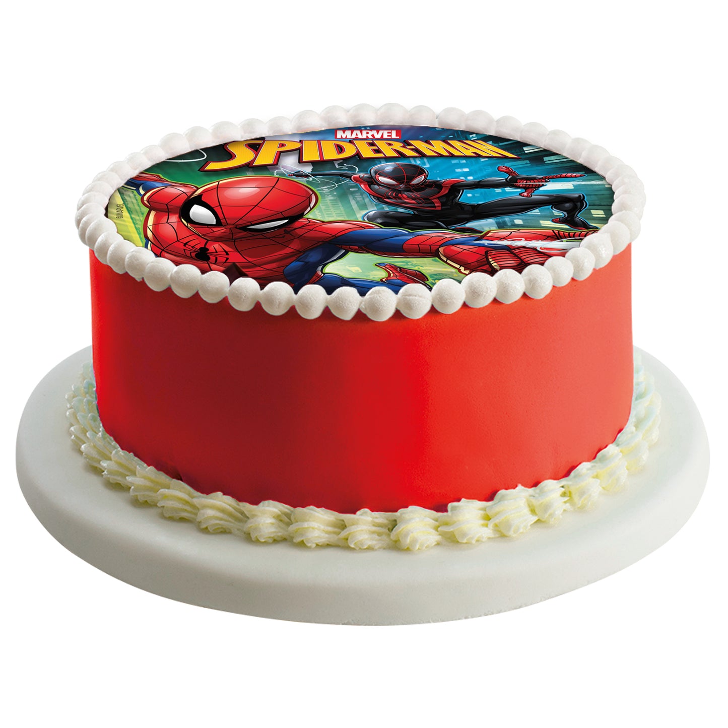 DISCO PARA TARTAS DE SPIDERMAN DE 20 CM