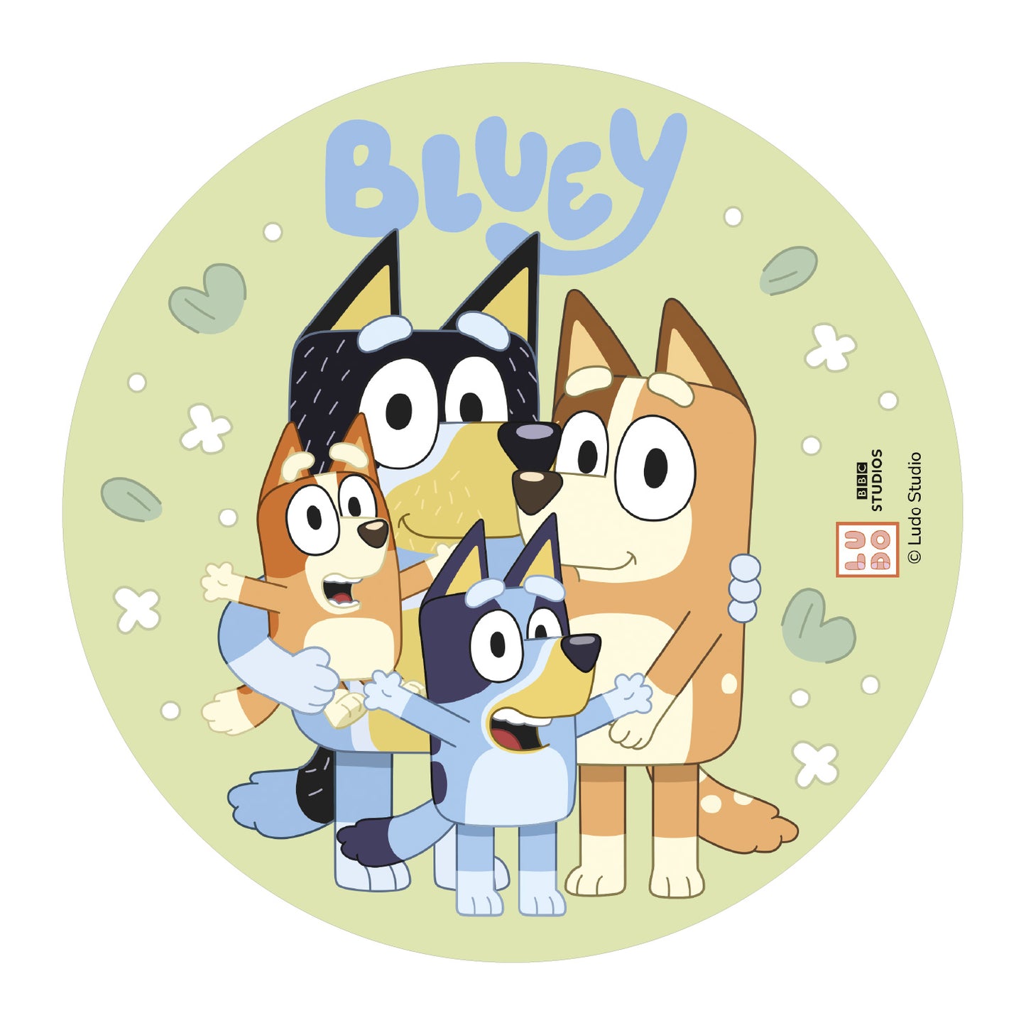 DISCO COMESTIBLE PARA TARTAS DE BLUEY 20CM