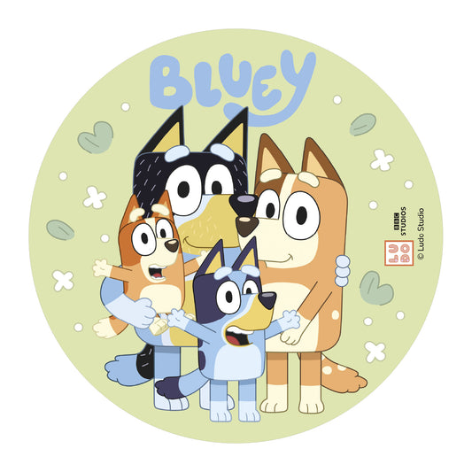 DISCO COMESTIBLE PARA TARTAS DE BLUEY 20CM
