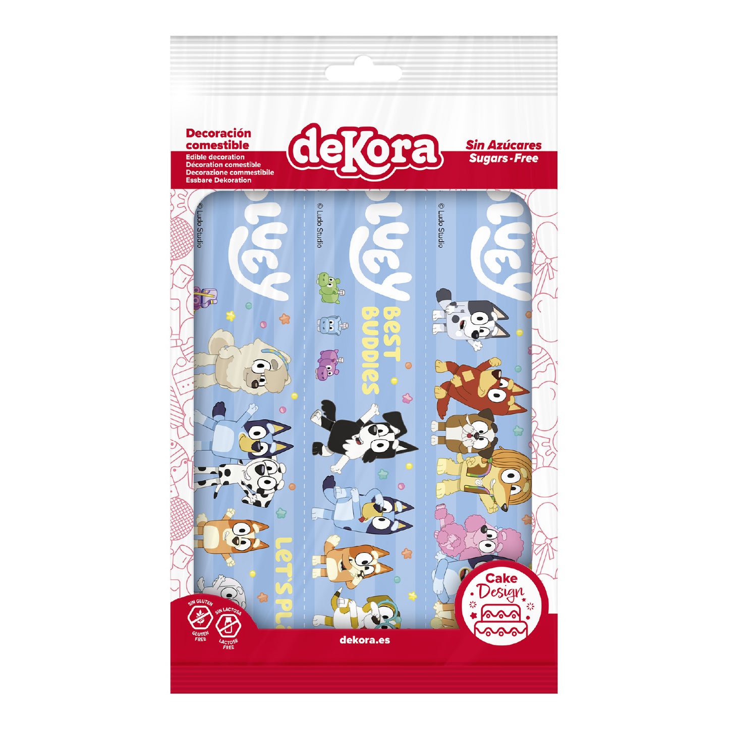 RIBBON DE BLUEY COMESTIBLE PARA TARTA