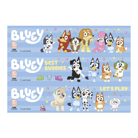 RIBBON DE BLUEY COMESTIBLE PARA TARTA