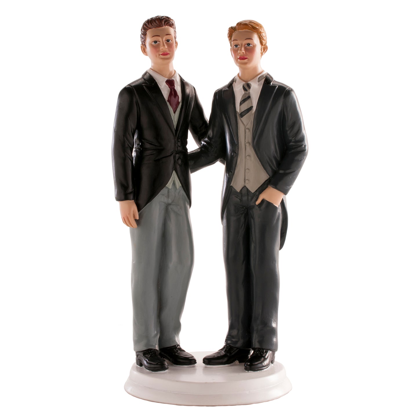 FIGURA TARTA BODA PAREJA GAY 19 CM