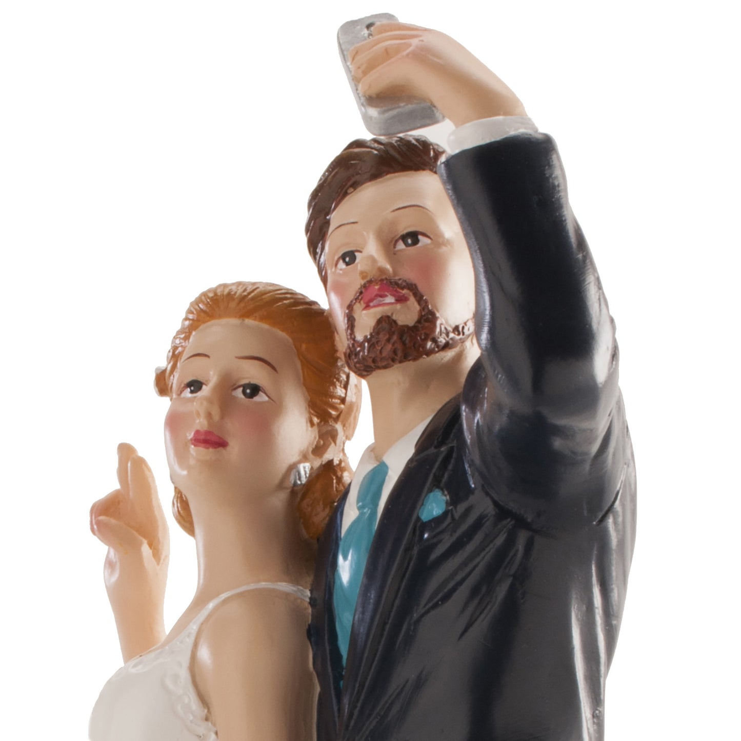 FIGURA TARTA BODA SELFIE 20 CM
