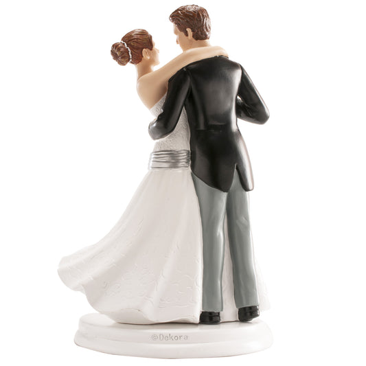 FIGURA TARTA BODA PAREJA BAILANDO 20 CM