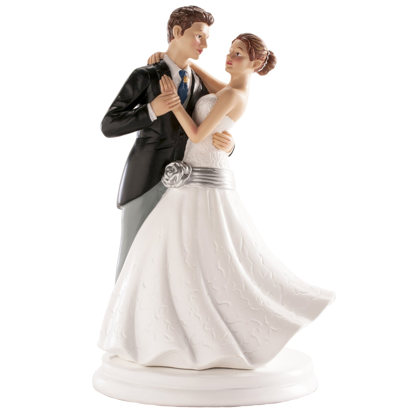 FIGURA TARTA BODA PAREJA BAILANDO 20 CM