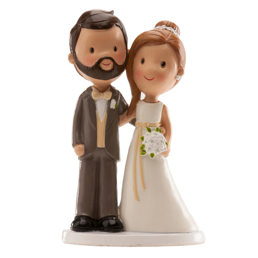 FIGURA TARTA BODA PAREJA OLD FASHION 14 CM