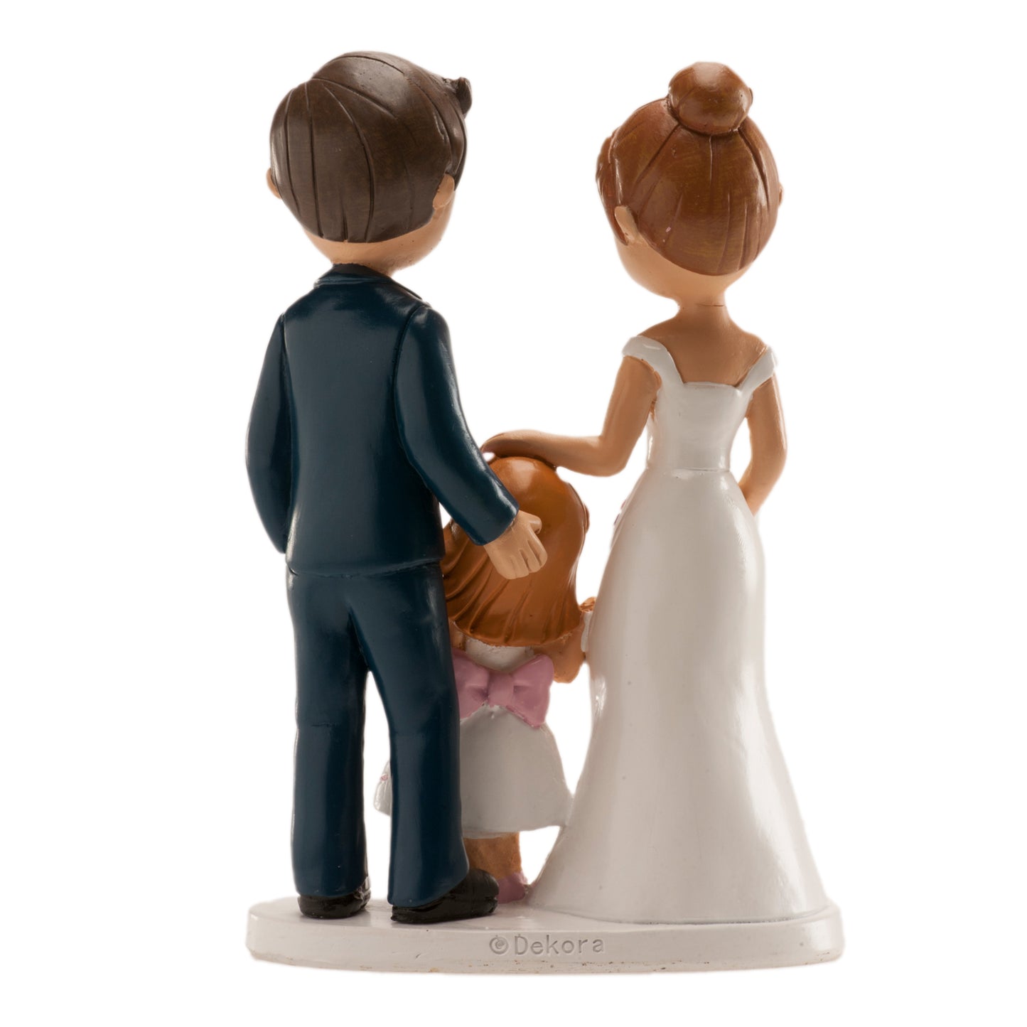 FIGURA TARTA BODA PAREJA CON NIÑA 16 CM