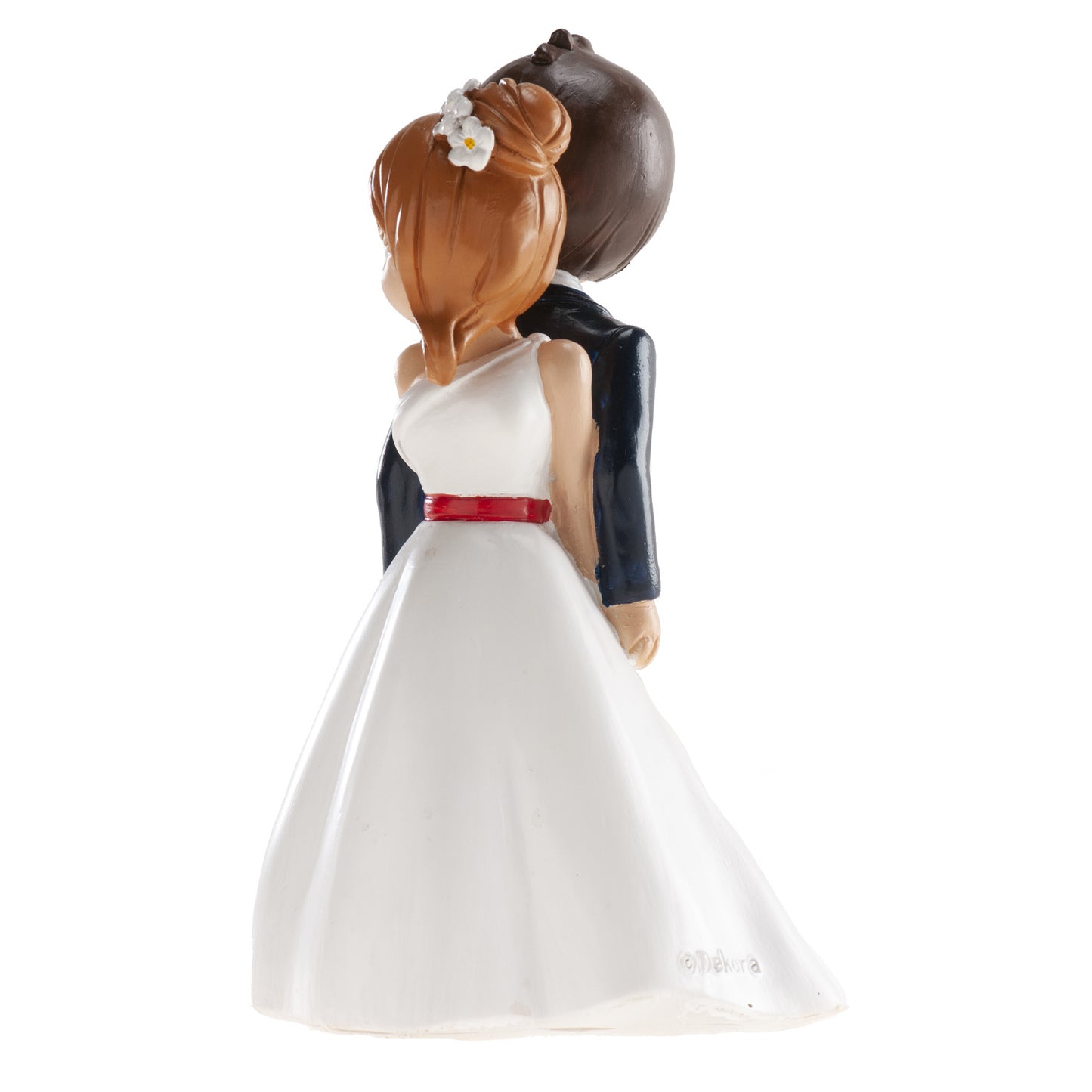 FIGURA TARTA BODA PAREJA ESPALDAS 16 CM