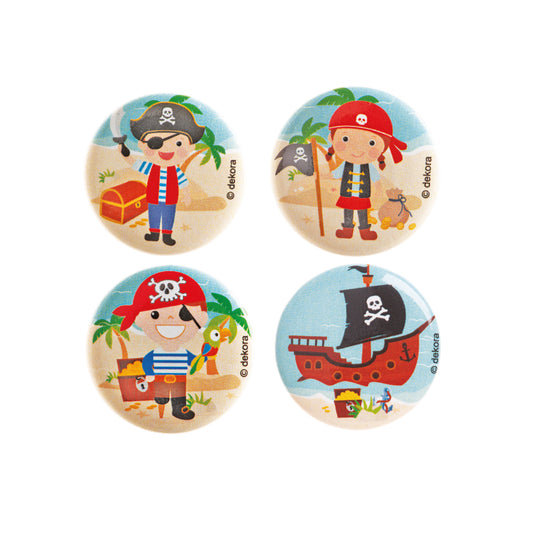 FIGURAS DE PIRATAS PARA DECORAR - 50 UDS