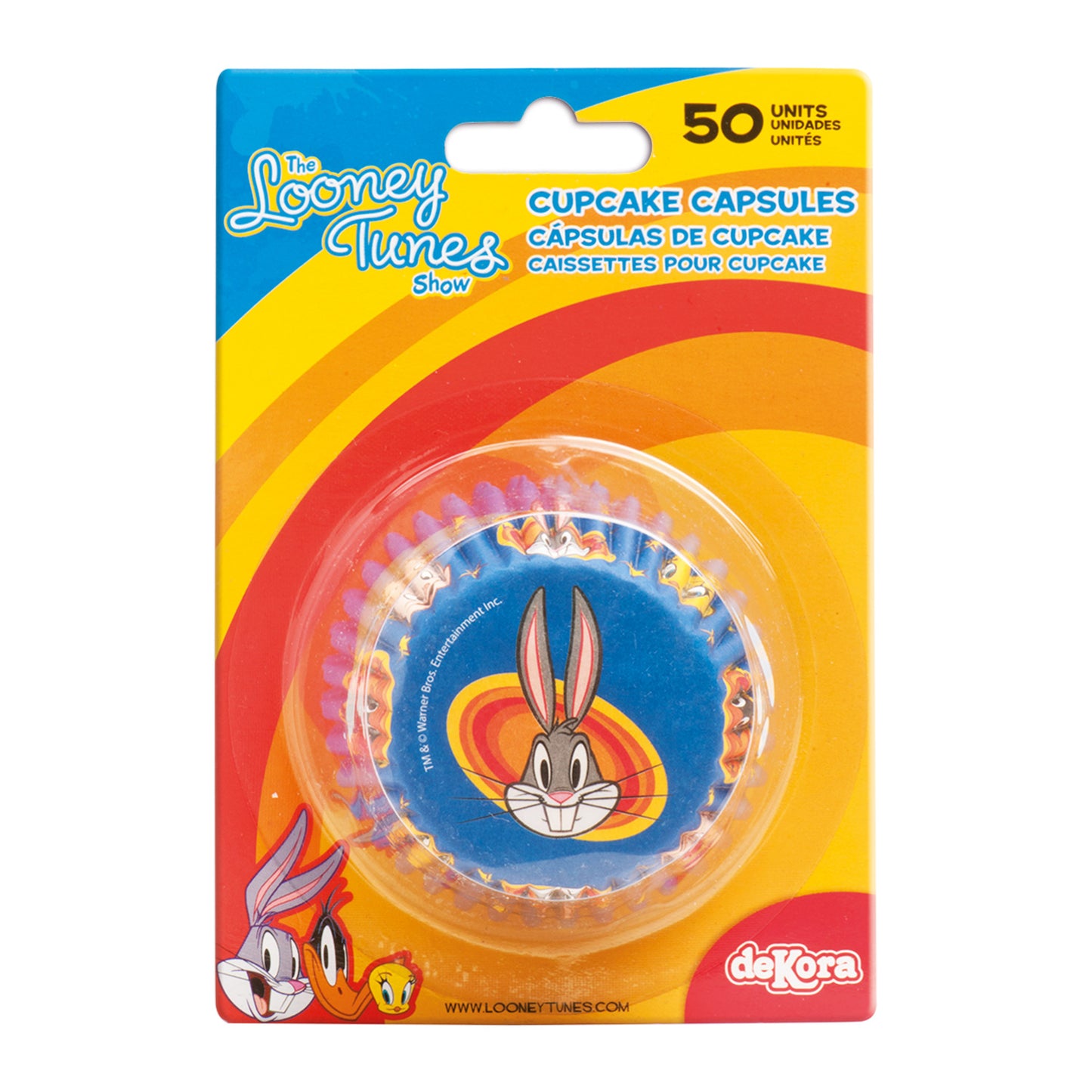 CAPSULAS CUPCAKE LOONEY TUNES - 50 UDS