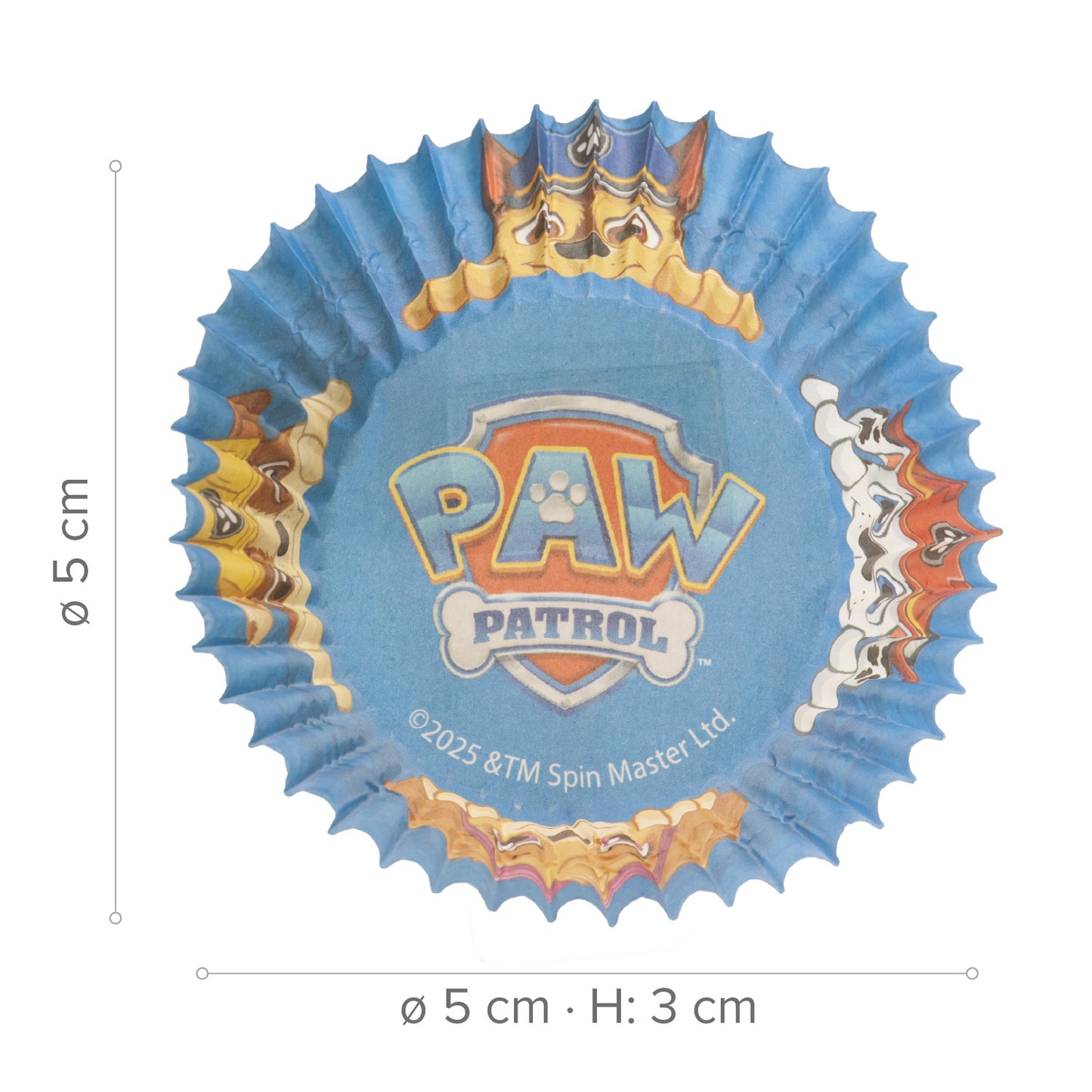 CAPSULAS CUPCAKE PATRULLA CANINA - 25 UDS