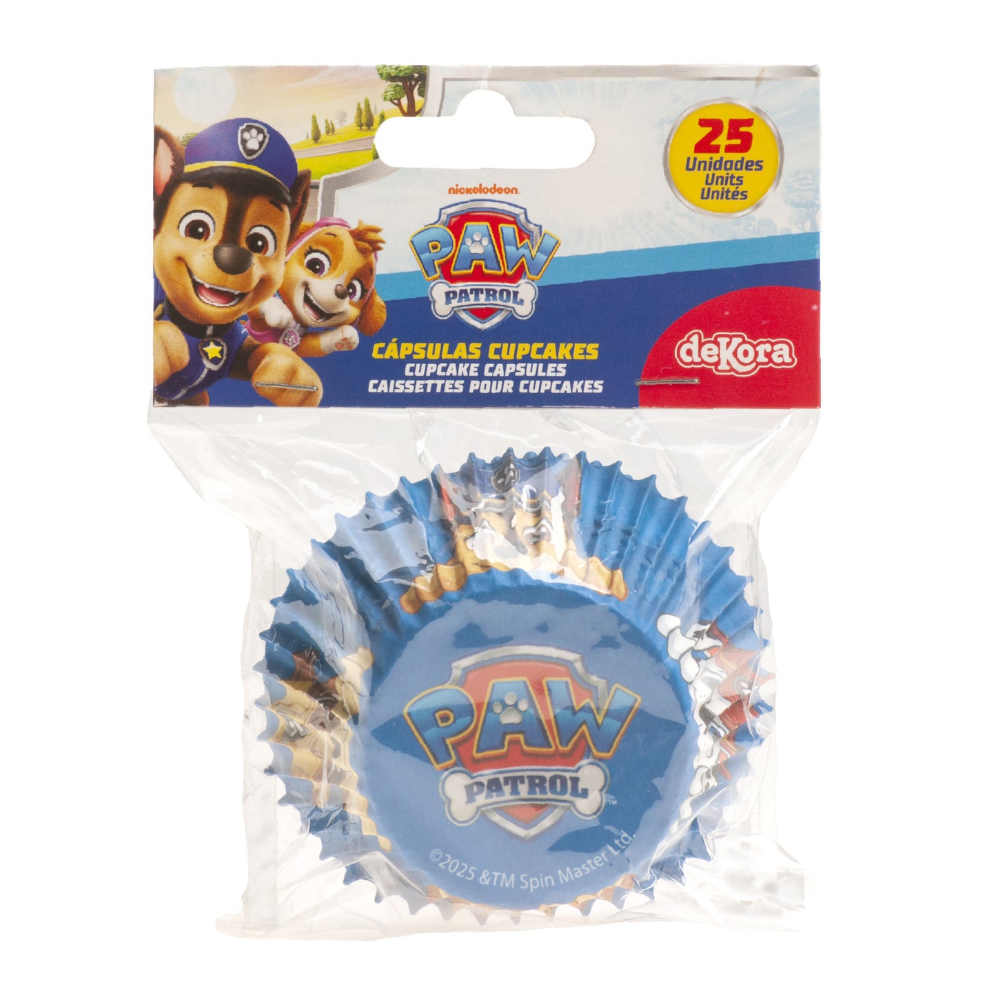 CAPSULAS CUPCAKE PATRULLA CANINA - 25 UDS