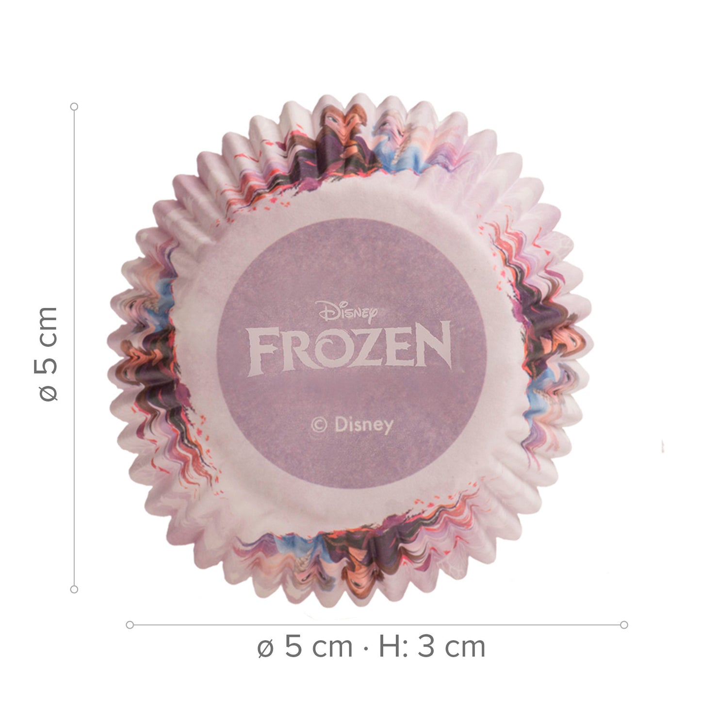 CAPSULAS CUPCAKE FROZEN - 25 UDS