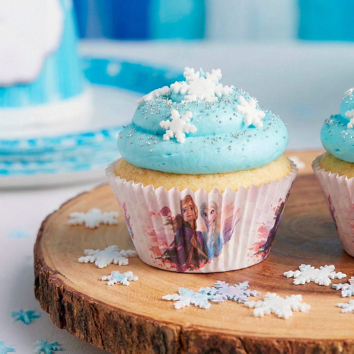 CAPSULAS CUPCAKE FROZEN - 25 UDS