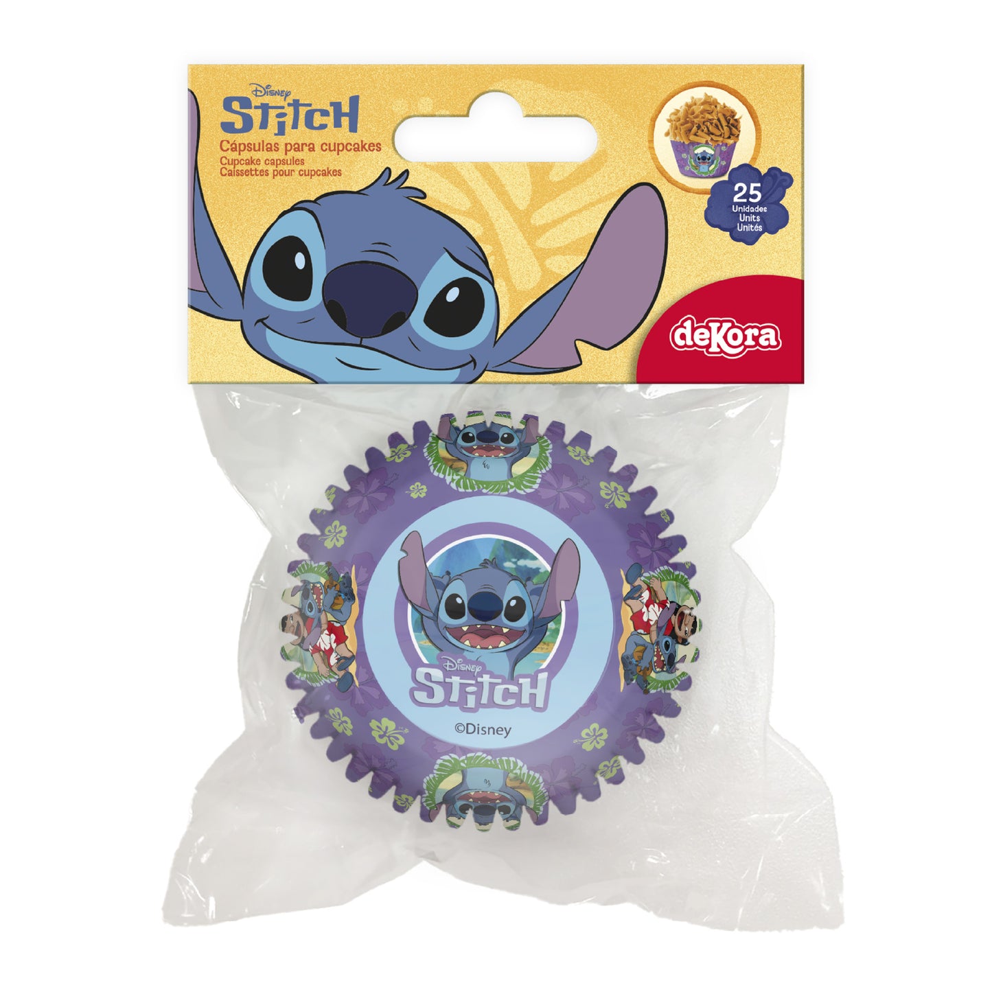 CAPSULAS CUPCAKE STITCH - 25 UDS