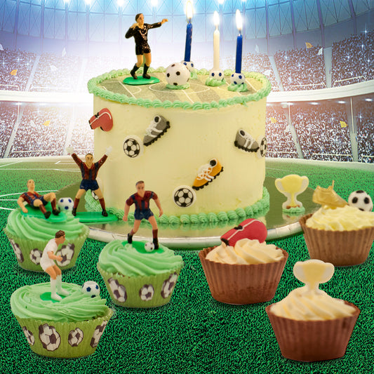 VELAS TARTA CUMPLEAÑOS DE FÚTBOL