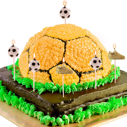 VELAS TARTA BALÓN Y BOTA DE FÚTBOL