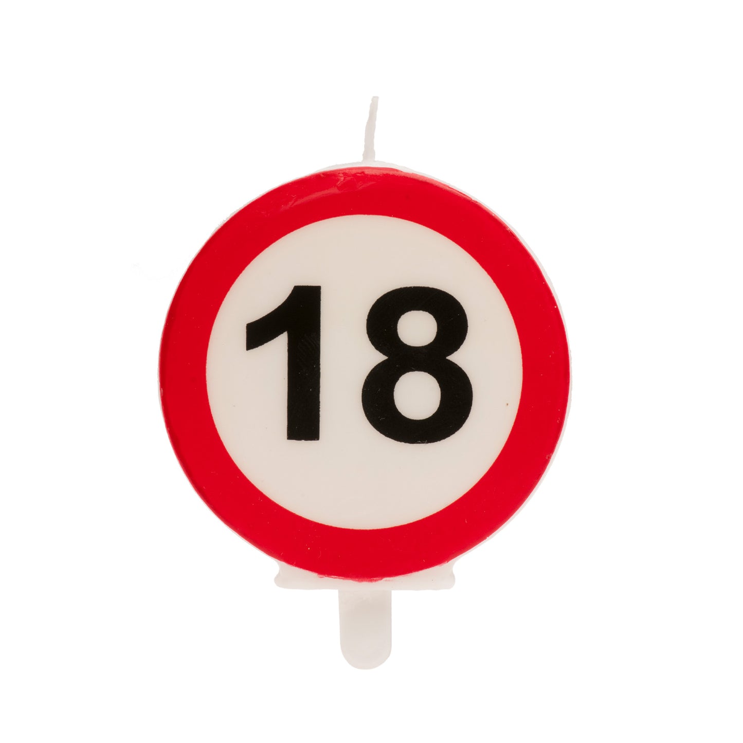 VELA TARTA CUMPLEAÑOS SEÑAL PROHIBIDO