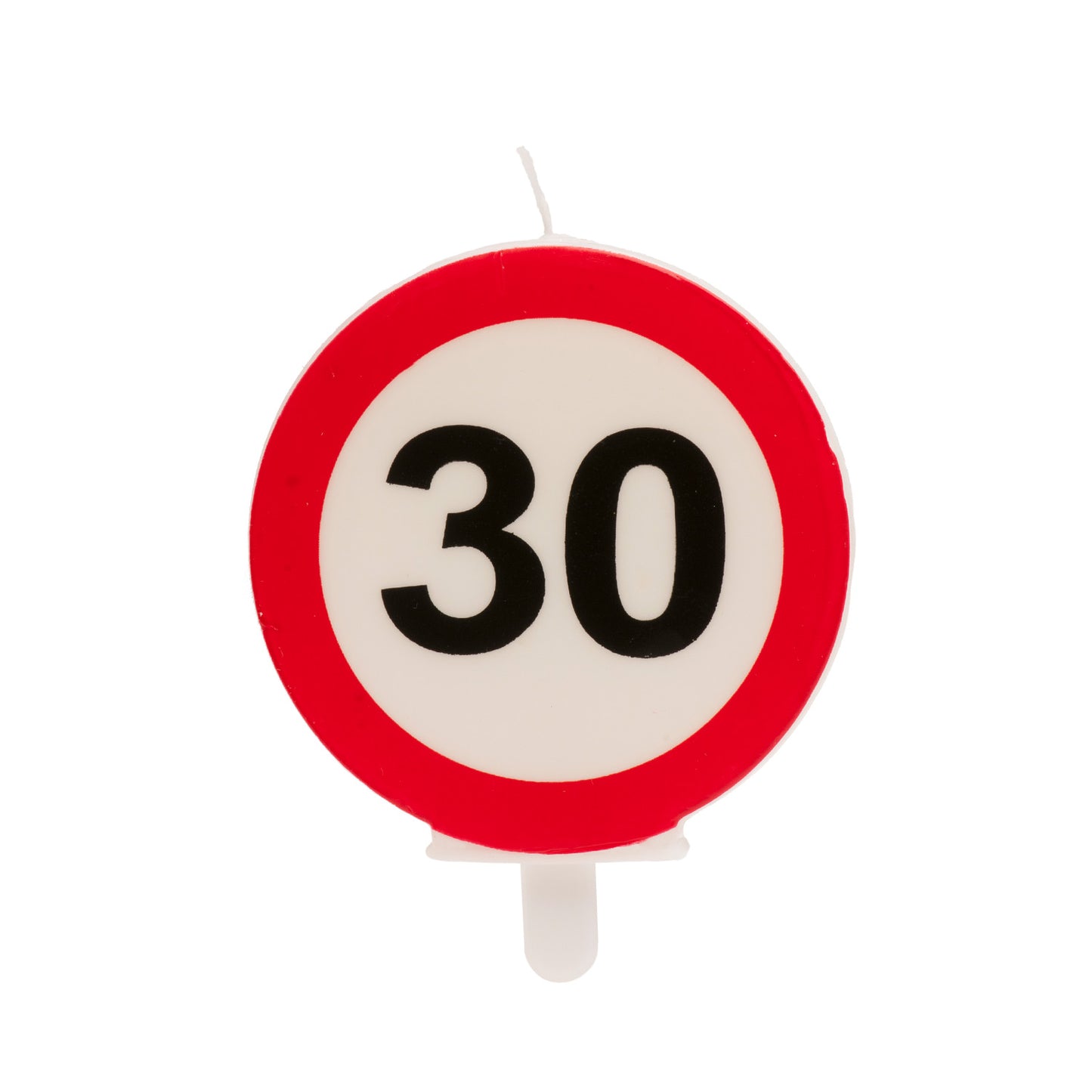 VELA TARTA CUMPLEAÑOS SEÑAL PROHIBIDO