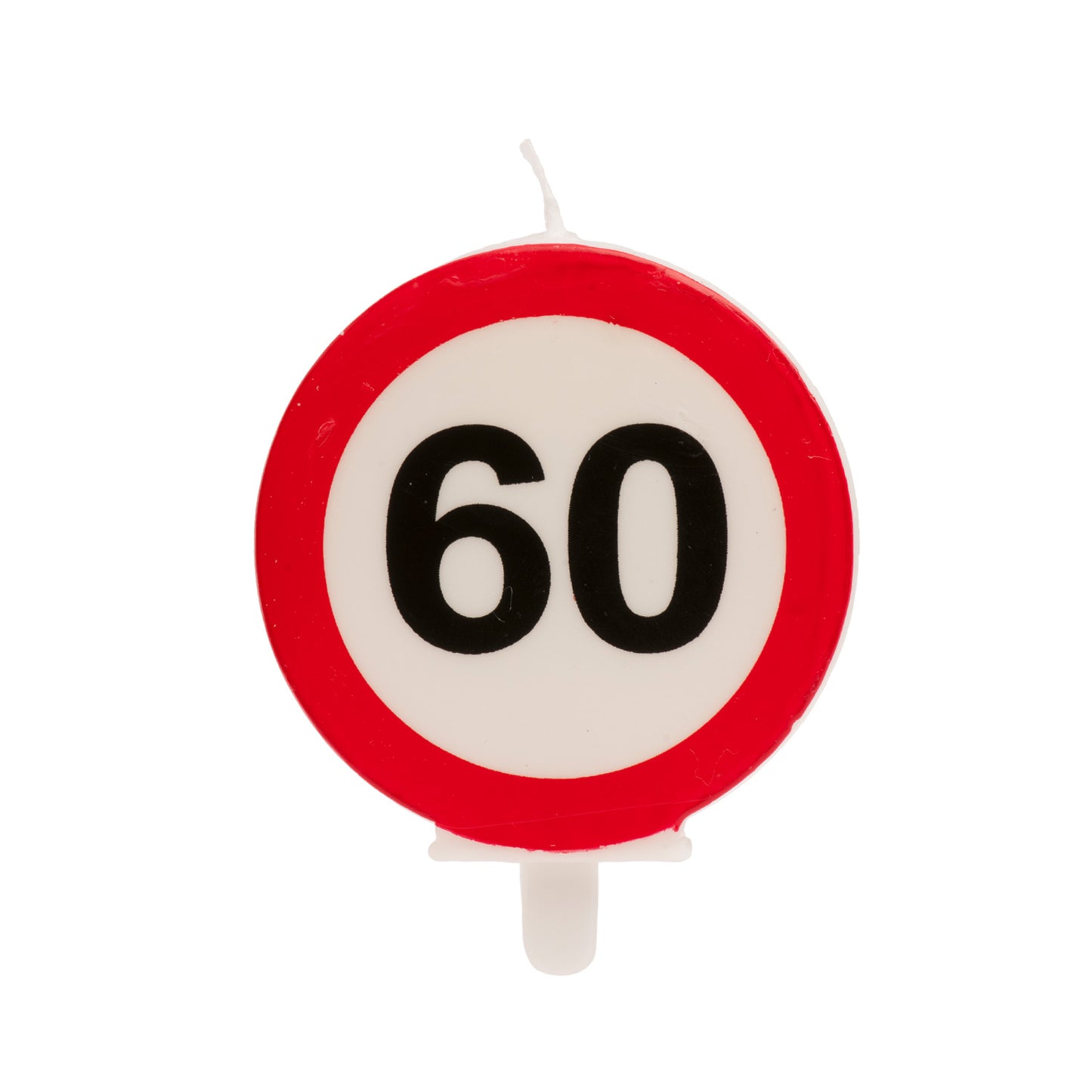 VELA TARTA CUMPLEAÑOS SEÑAL PROHIBIDO
