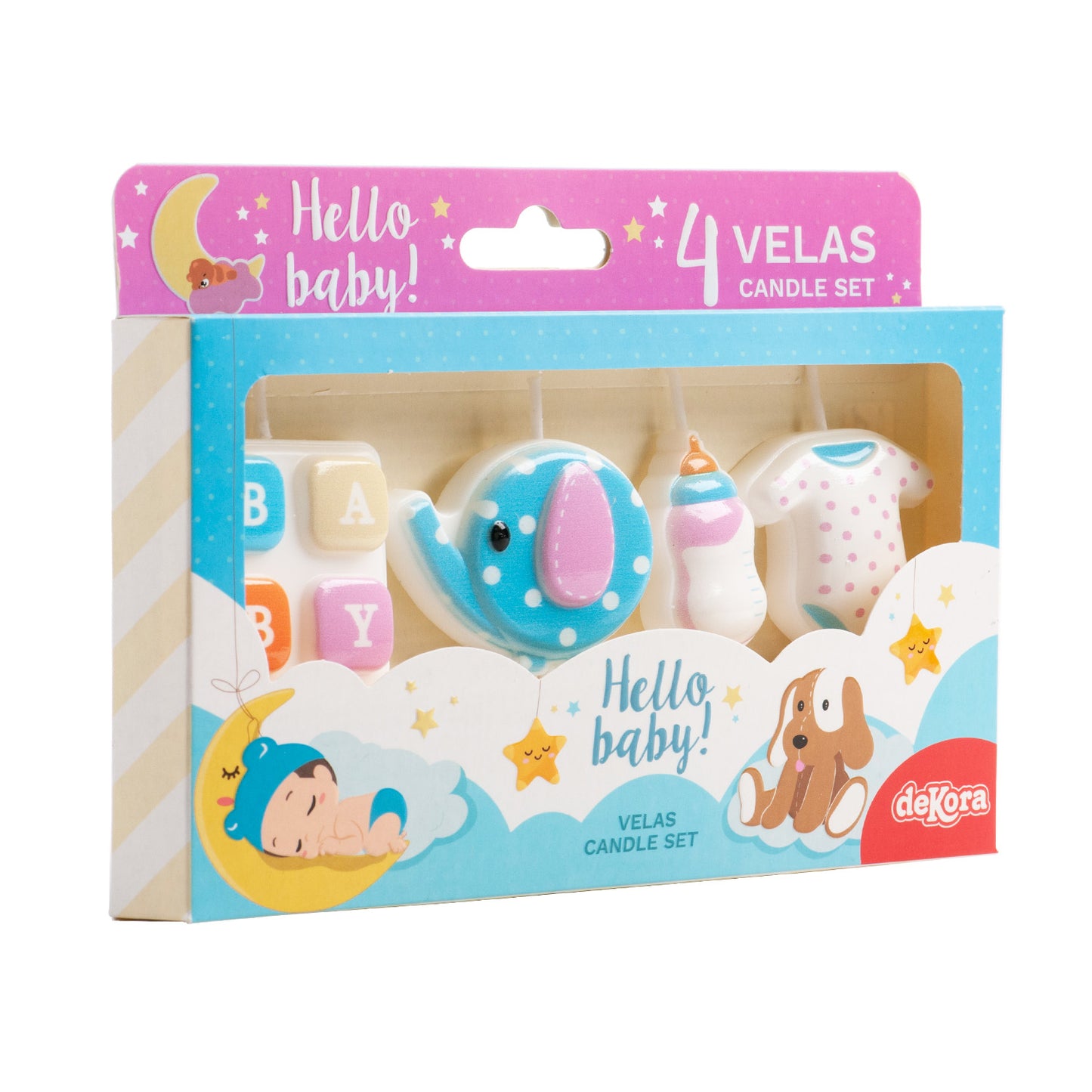 4 VELAS CUMPLEAÑOS "MY BABY"
