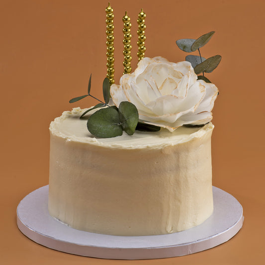 VELAS DE BURBUJA COLOR ORO 14 CM - 6 UD