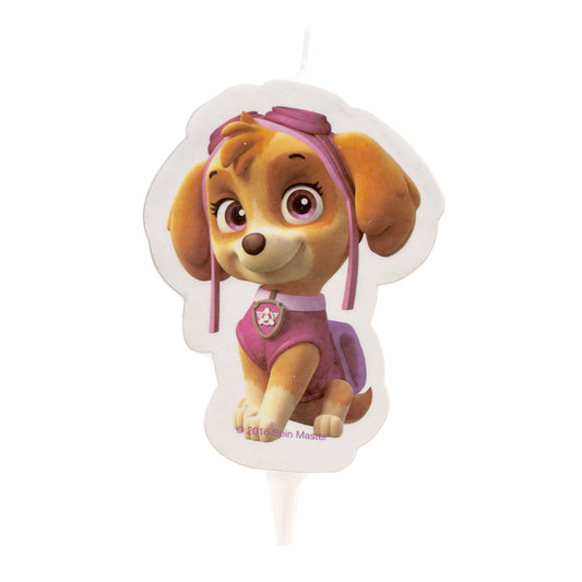 VELA TARTA CUMPLEAÑOS SKYE PAW PATROL 2D 7,5CM