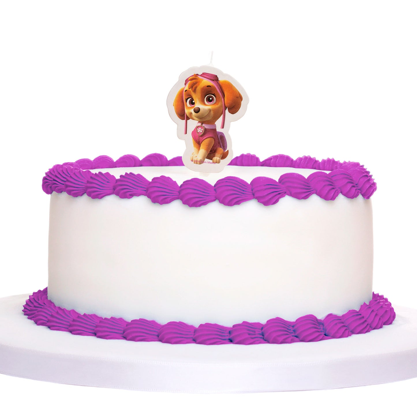 VELA TARTA CUMPLEAÑOS SKYE PAW PATROL 2D 7,5CM