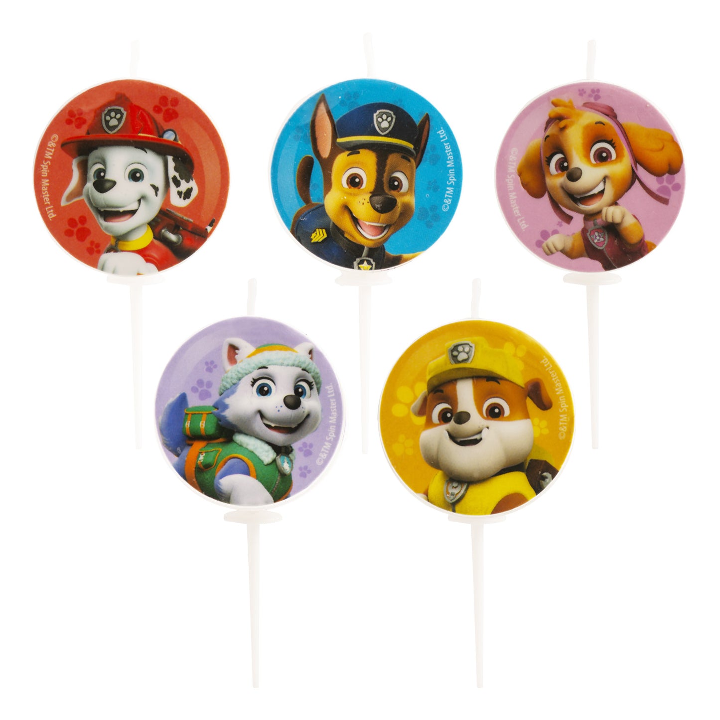 VELAS PARA TARTA CUMPLEAÑOS DE PATRULLA CANINA