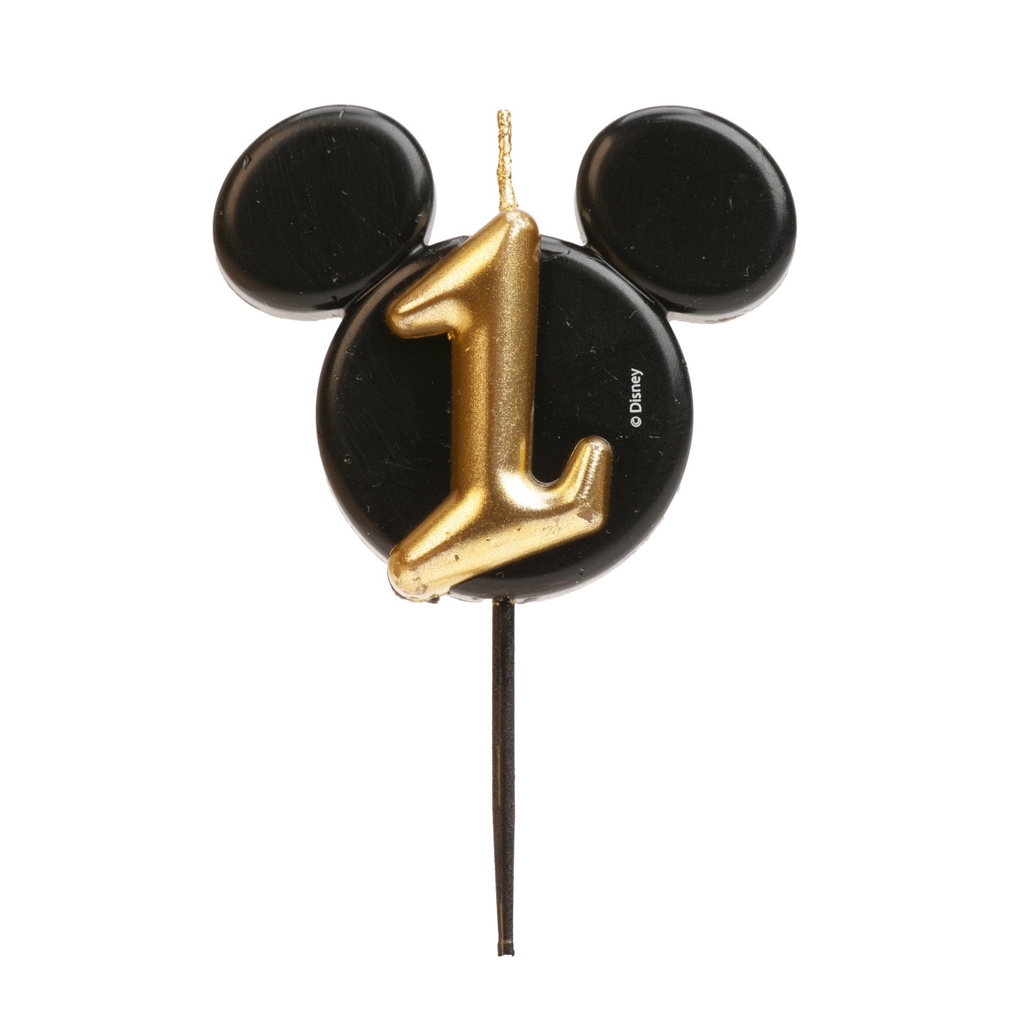 VELA CUMPLEAÑOS MICKEY MOUSE OREJAS NÚMERICA 8,5 CM