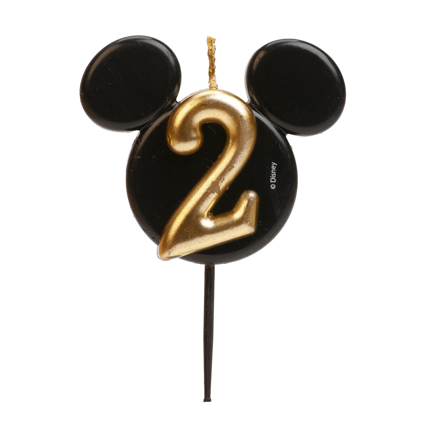 VELA CUMPLEAÑOS MICKEY MOUSE OREJAS NÚMERICA 8,5 CM
