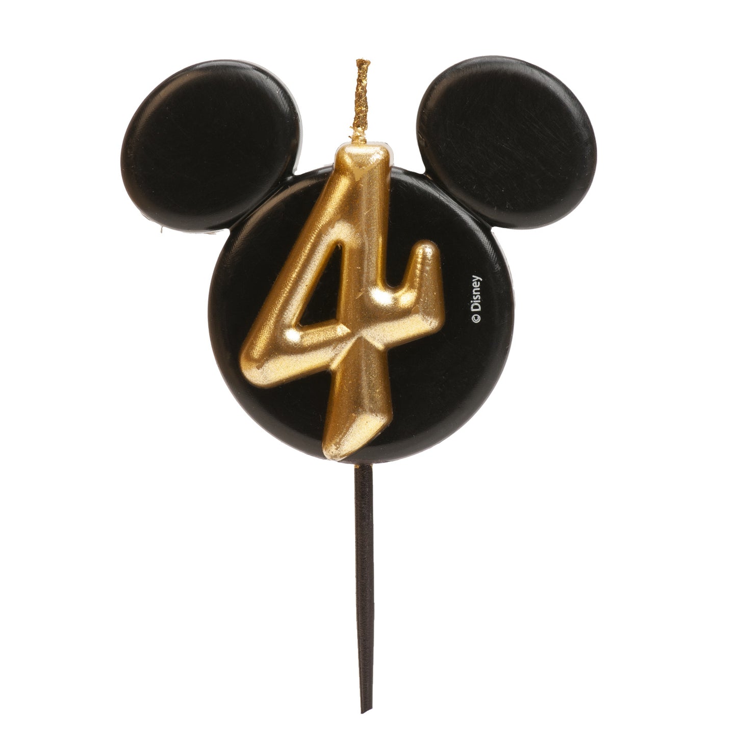 VELA CUMPLEAÑOS MICKEY MOUSE OREJAS NÚMERICA 8,5 CM