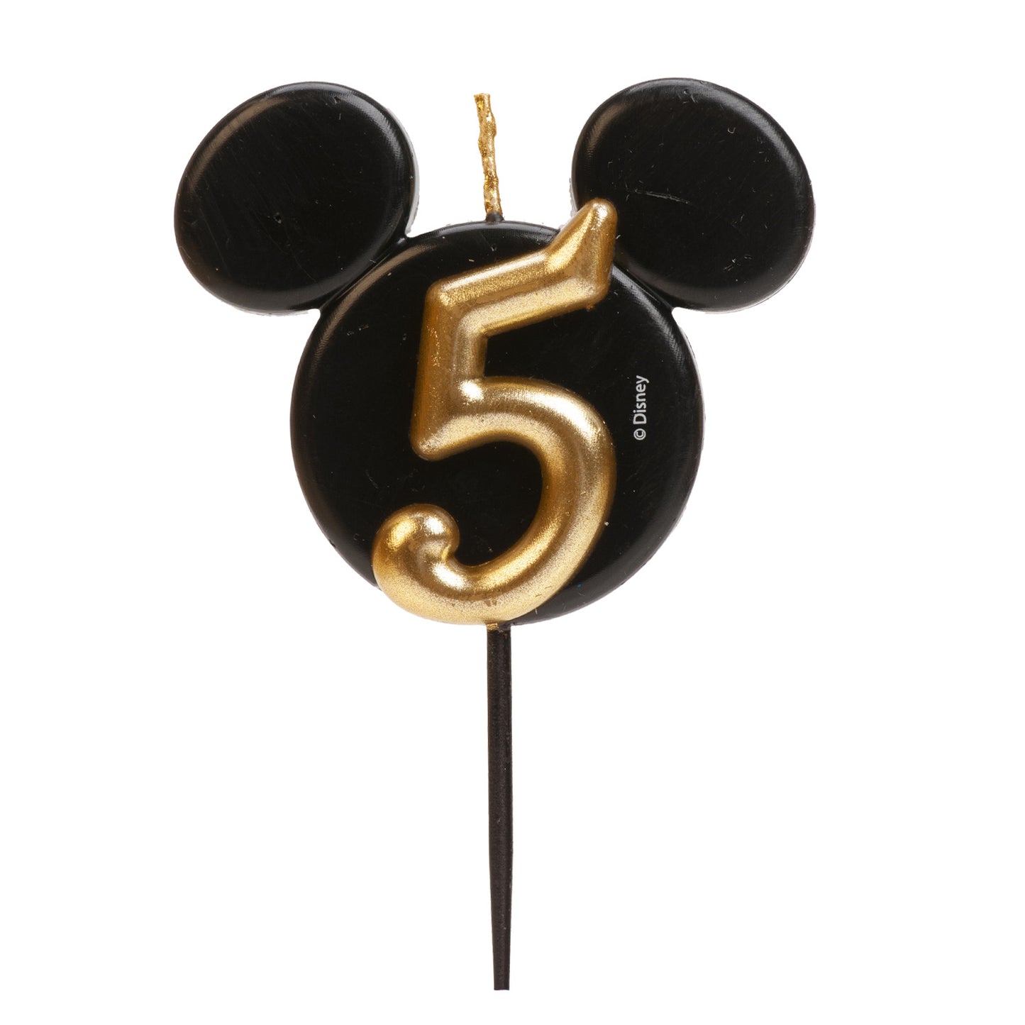 VELA CUMPLEAÑOS MICKEY MOUSE OREJAS NÚMERICA 8,5 CM