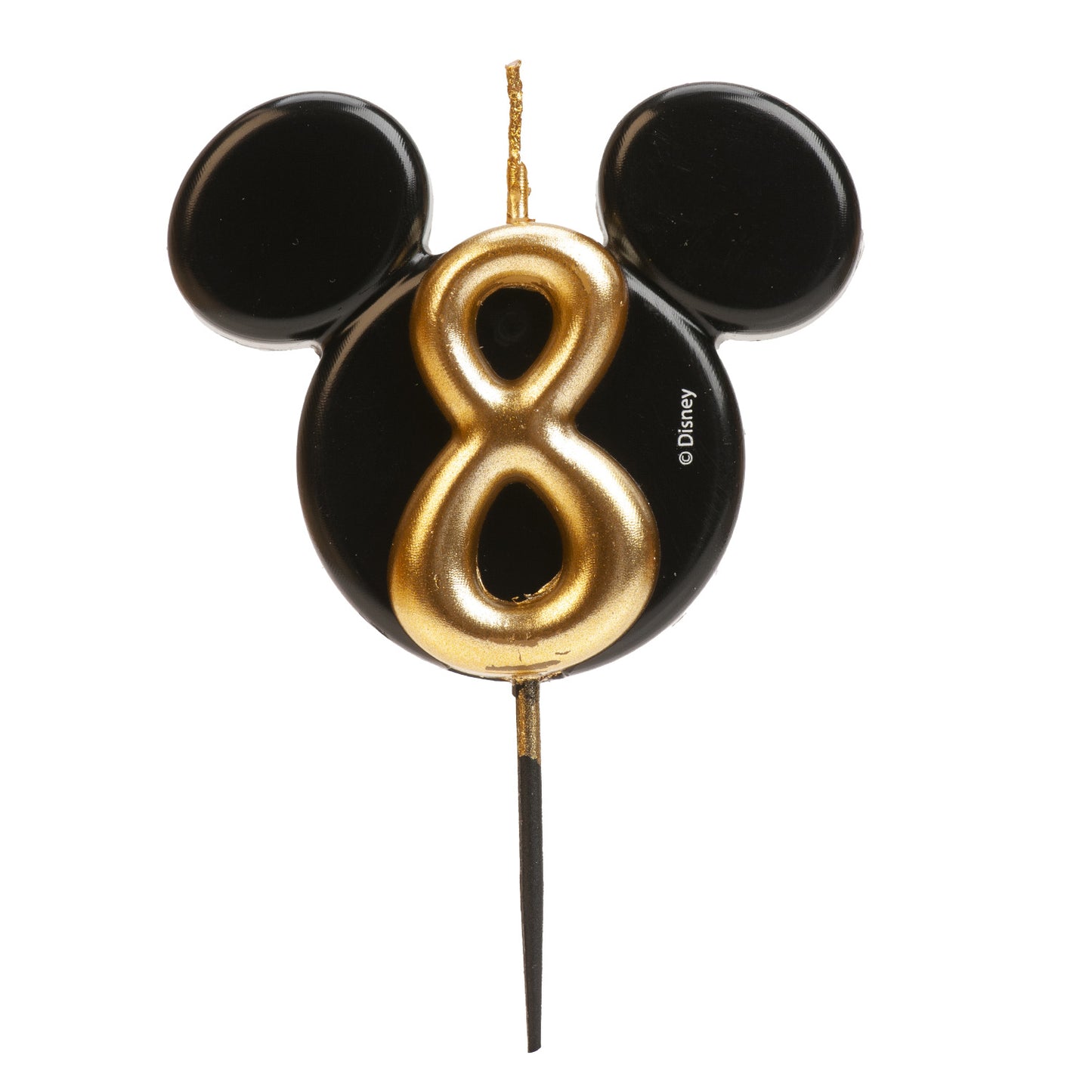 VELA CUMPLEAÑOS MICKEY MOUSE OREJAS NÚMERICA 8,5 CM