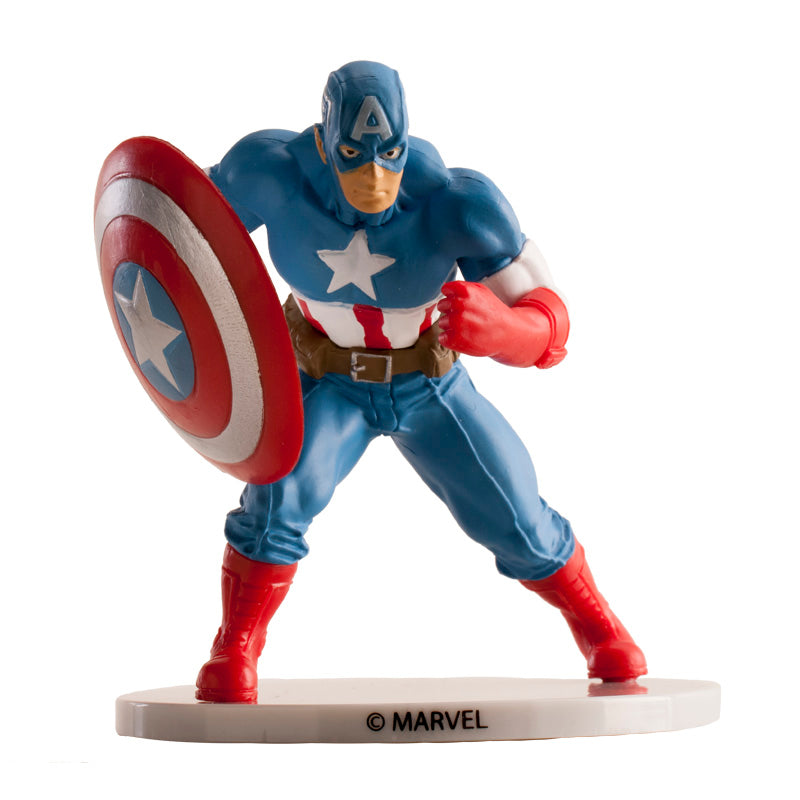 FIGURA PVC CAPITAN AMERICA  9CM